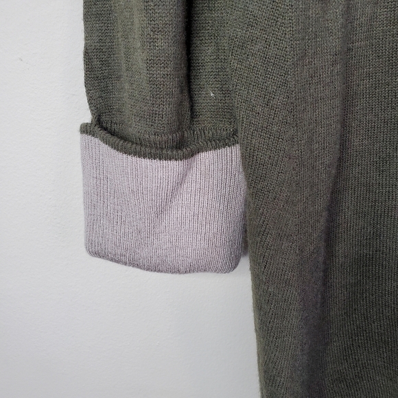 Philosophy Sweater Dress Turtleneck Olive - Picture 6 of 10